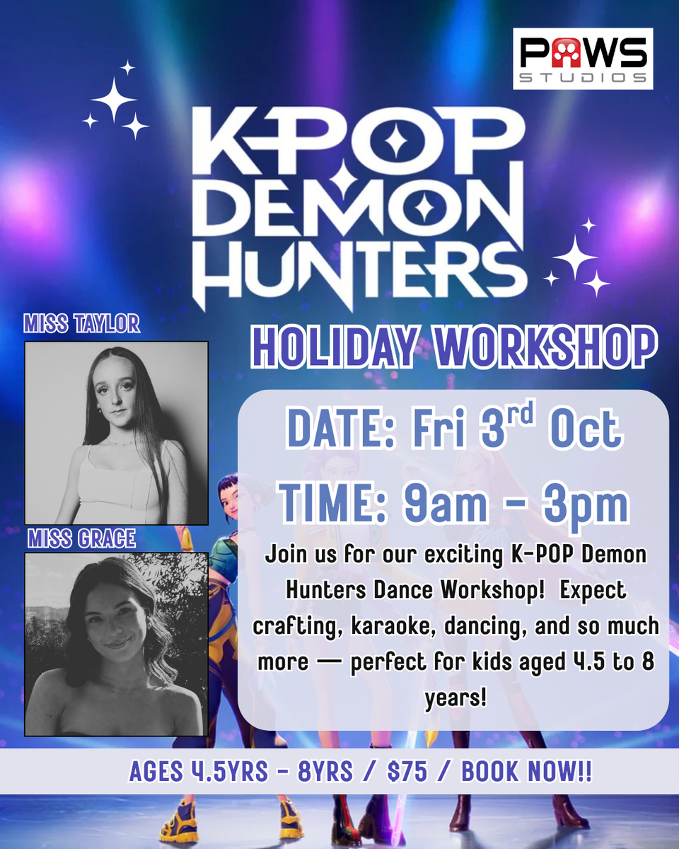 K-POP DEMON HUNTERS WORKSHOP – Paws Studios Store