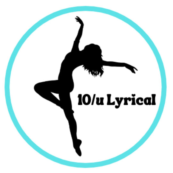 10/U LYRICAL COMPANY SHOWGROUP COSTUME