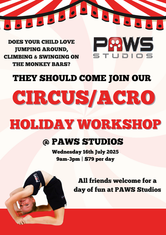 CIRCUS/ACRO WORKSHOP - Wed 16th July