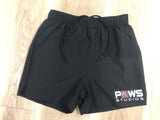 Adult Mens Flex Shorts - PAWS logo