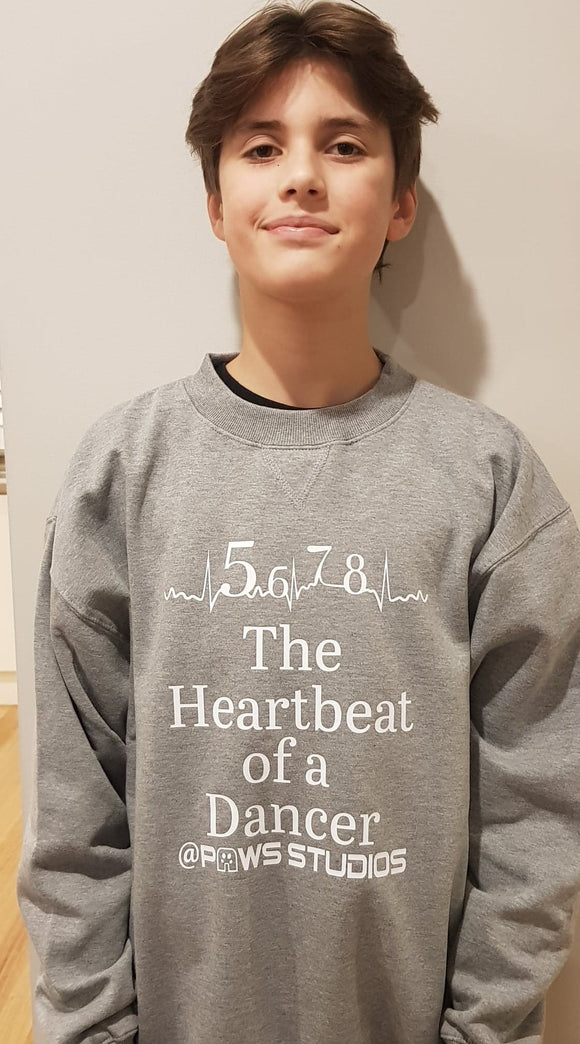 5,6,7,8 The Heart Beat of a Dancer Child Sweatshirt