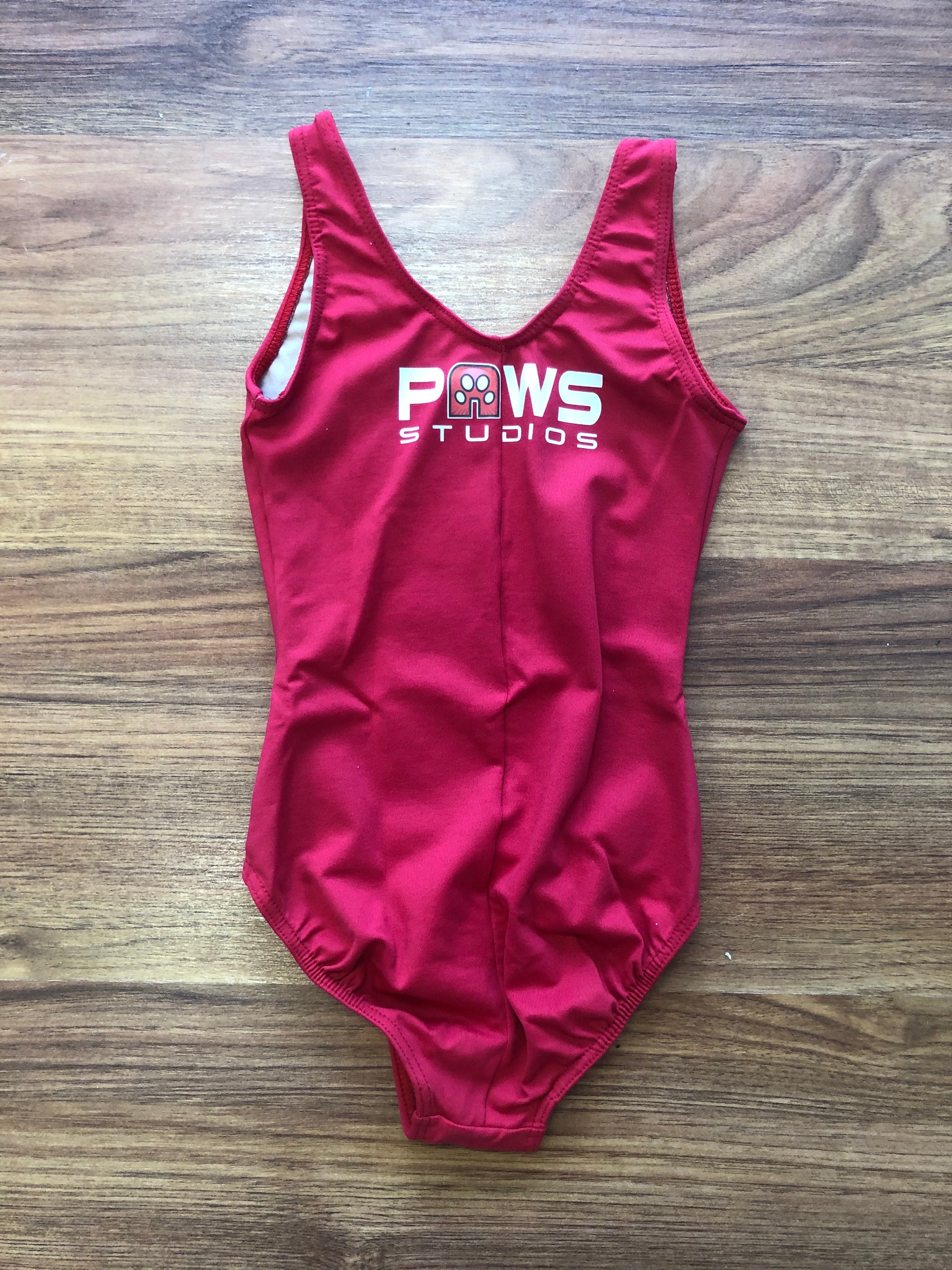 Child Leotard RED – Paws Studios Store