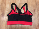 Child Premium Crop Top BLACK/RED