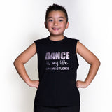 Child Slogan Muscle Tee