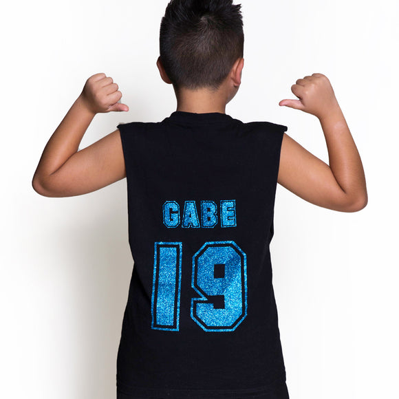 Child PAWSTRIBE Muscle Tee - Personalised Name & Year